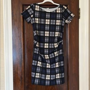 Pink blush maternity dress - blue/black Sz small